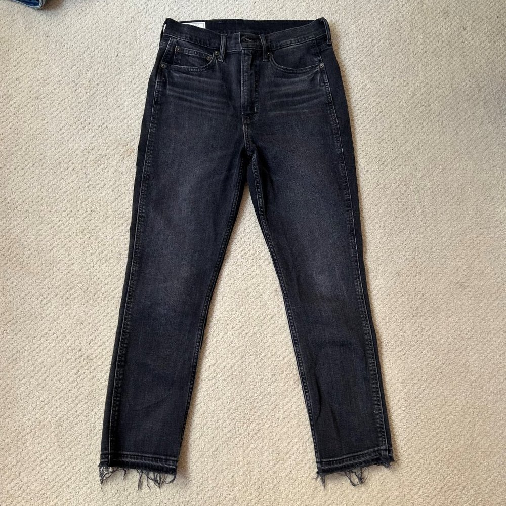 GAP Black Cigarette High Rise Jeans
